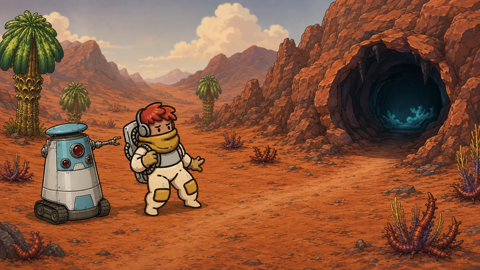 A mission briefing screen in Endura